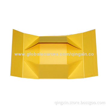 New Design Qingxin Foldable Paper Box, Samples, Customized Sizes and Designs Welcomed